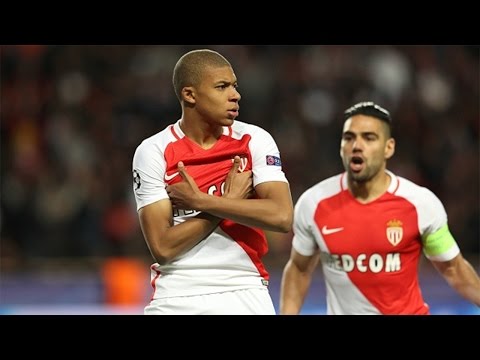 Gol de Mbappé - Monaco 1 x 0 Borussia Dortmund - Champions League (19/04/2017)