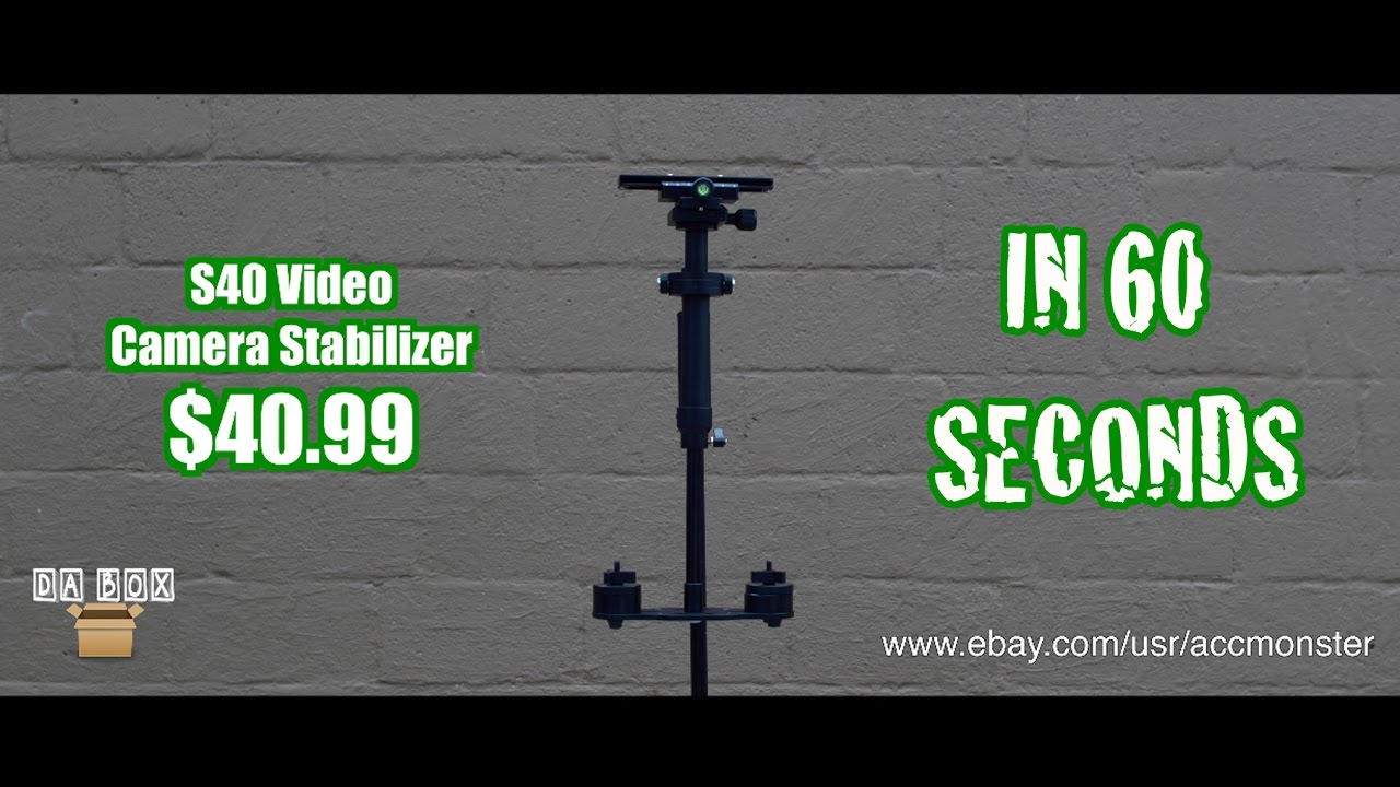 Da Box (Unboxing #14) S40 Video Camera Stabilizer