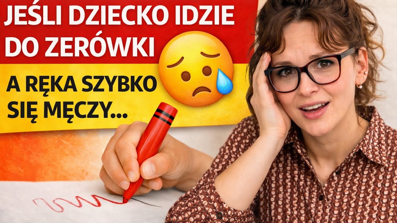 Twoje dziecko idzie do zerówki i szybko męczy się podczas rysowania?