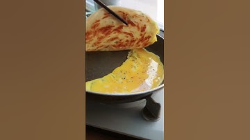 Thumbnail of Easy Breakfast: Scallion pancake with eggs and Vietnamese chili oil #asmrcooking #asianfood