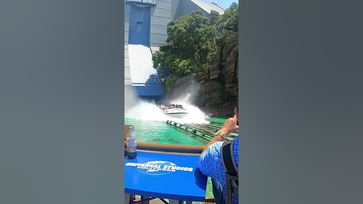 Jurassic World Water Ride’s splashdown at HOLLYWOOD 💦
