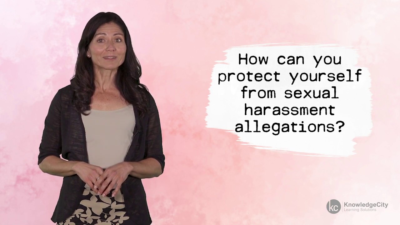 How To Protect Yourself From Sexual Harassment Allegations Youtube