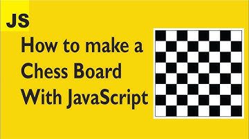 How to make a chessboard with JavaScript || (JavaScript Project for Beginners)