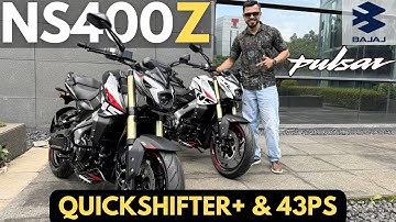 Bajaj Pulsar NS400Z 2025 New Model-Forged piston & Sportshifter | Walkaround Review
