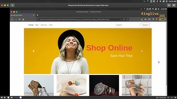 Responsive Bootstrap Ecommerce Image Slider