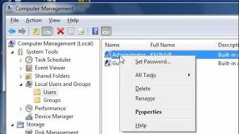 Enable Built-In Administrator Account In windows 7
