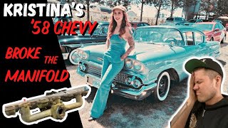 Kristina’s 1958 Chevy - Engine Work + Stereo Install - She’s Ready For Cruising!!