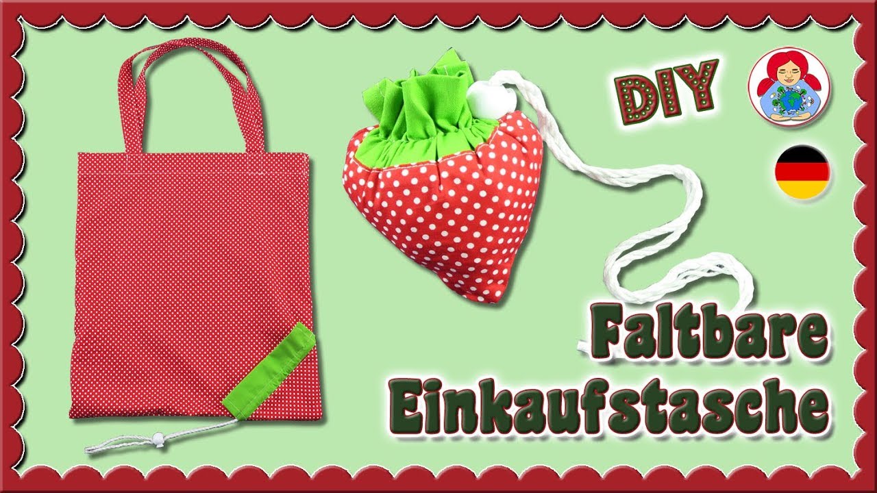 Faltbare Einkaufstaschen mit Etui