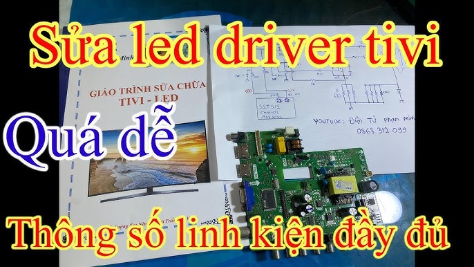 Diagram Led TV Driver Asanzo, principle of operation | Pham Minh ...