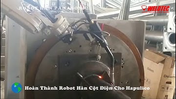 Robot Hàn Cột Đen Cho Hapulico - Robot Panasonic
