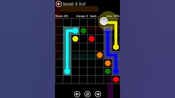 Flow Free 8x8 Mania Pack Level 4 Walkthrough