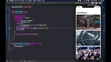 Simple ScrollView in SwiftUI