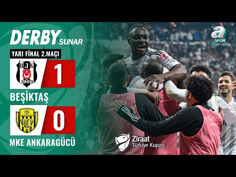 Beşiktaş 1-0 MKE Ankaragücü MAÇ ÖZETİ (Ziraat Türkiye Kupası Yarı Final 2. Maçı) / 07.05.2024