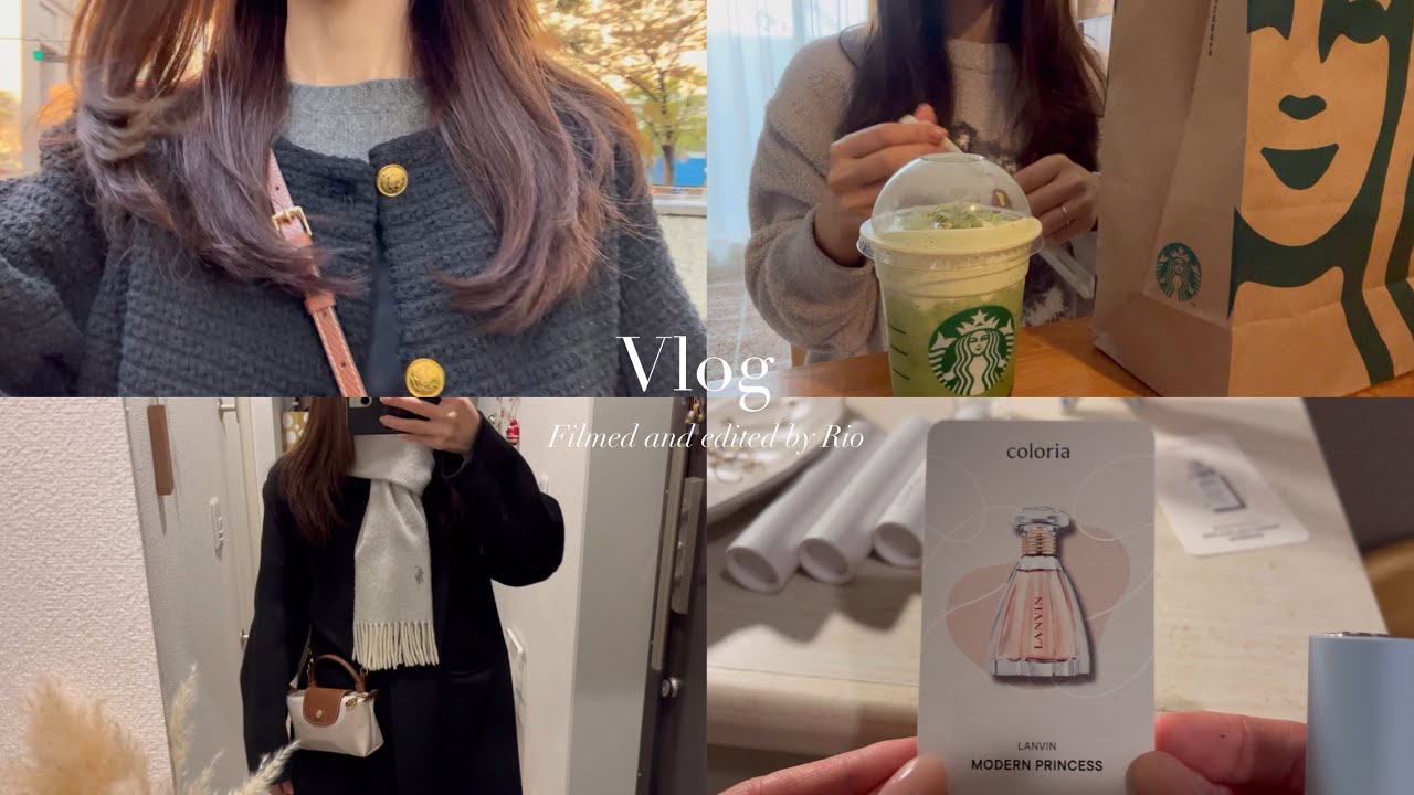 vlog.平凡な日常に幸せを見つける❄️社会人看護師のクリスマスの記録｜中之島｜ミスド｜おすすめ香水｜カラリア