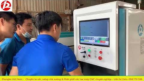 Zhongke Việt Nam chuyển giao công nghệ máy CNC 4 đầu cho khách hàng