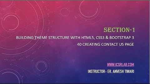 40 Creating Contact Us Page   E Commerce Website In PHP & MySQL
