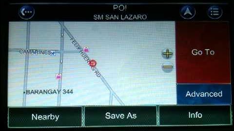 Smart-i Navigation System : Setting up RECENT