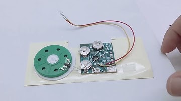Light Sensor Sound Module Chip for Gift Box, Greeting Cards