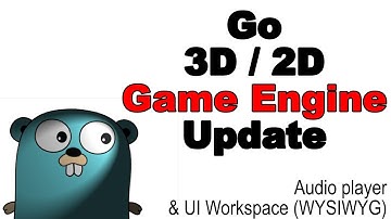 Go Game Engine-update - audiospeler en UI-werkruimte (WYSIWYG)