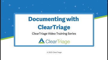 ClearTriage: Documenting with ClearTriage