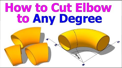 Cut an Elbow to any degree  pipe fit up tutorial piping tips and tricks