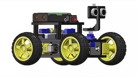 Solidworks Animation Obstacle Avoiding Robot