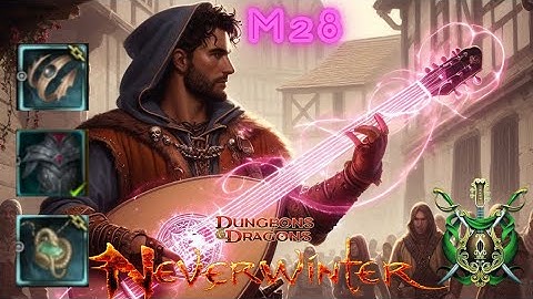 Minstrel Bard build mod 28 (stats capped + all debuffs)