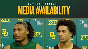 Baylor Football: Josh Cameron & Micah Gifford Media Availability, Sept. 30, 2025