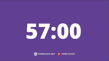 57 Minute Timer | Set 57 Minute Countdown Timer #57minutetimer #timerclock