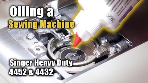 Oiling A Sewing Machine | Singer Heavy Duty | Automatic Needle Threader