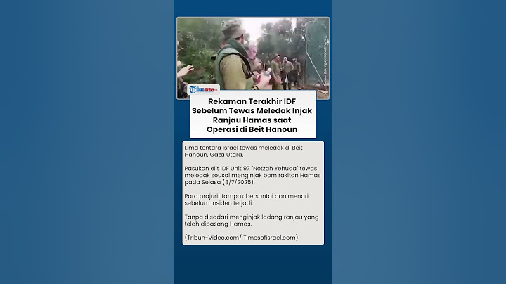 5 IDF Meledak Injak Ranjau yang Dipasang Hamas di Jalur Gaza, Pasukan Elit Israel Korban Bom