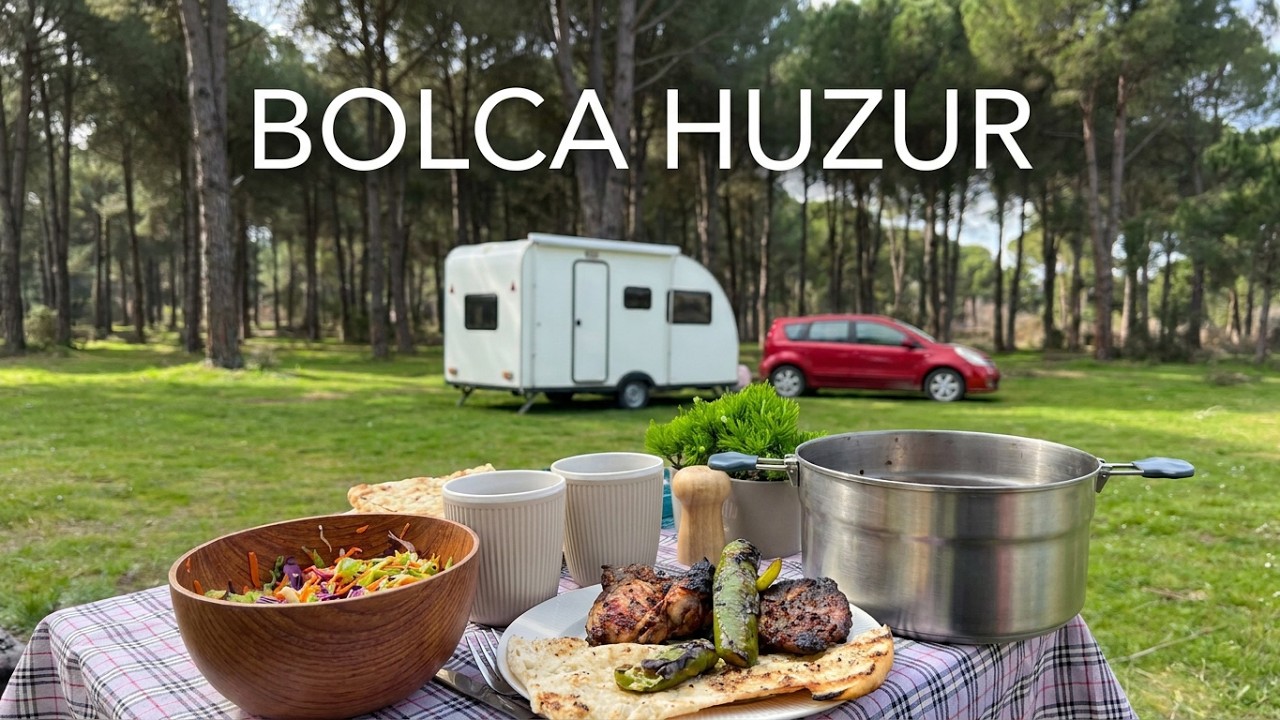 ⁣Doğası Bizi Büyüledi ! Yayla Karavan Kampı / BOLCA HUZUR - Americano & Kamp Yemeği (BÖLÜM 2)