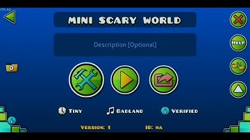 Mini scary world. my level in 2.2gdps editor.