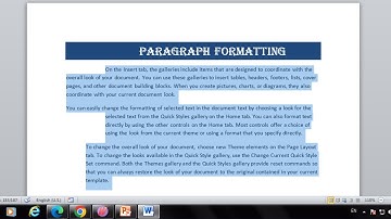 Paragraph Formatting in MS Word in Urdu/ Hindi