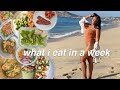 NEVER SEEN MY BODY CHANGE SO FAST: an updated *what I eat in a week* (how I eat to lose weight)