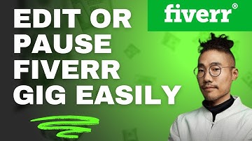 How to Edit or Pause Fiverr GIG 2025?