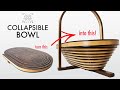 How to Make a COLLAPSIBLE Bowl!! It's EASIER than you might think!