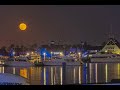 Full Blue Moonrise at Shoreline Village