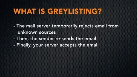 cPanel Tutorials - Greylisting