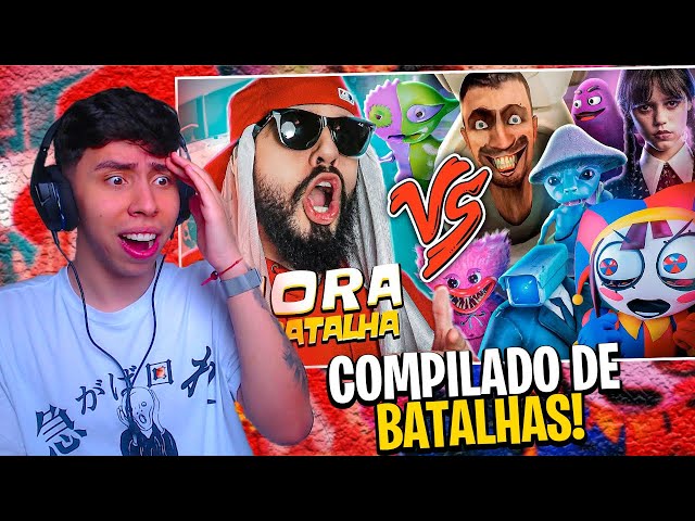 1 HORA DE BATALHAS DE RAP DO MUSSA (Compilado Musical) REACT class=