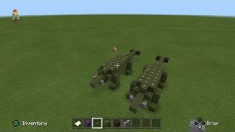 Minecraft - How To Make Ankylosaurus Tutorial