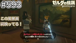 593 ほこらチャレンジ馬宿の風景画 その場所に行っても祠見えませんけど ゼルダの伝説 ブレスオブザワイルド Youtube