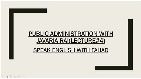 Core Values of Public Administration | Rule of Law | Efficiency | Equity & Fairness | Responsiveness