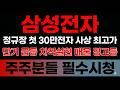 [삼성전자 주가 전망] 삼성전자 부담신고가 단기 급등 부담. 차익실현 목표가는 "여기" 입니다. 주주분들 필수시청 #삼성전자