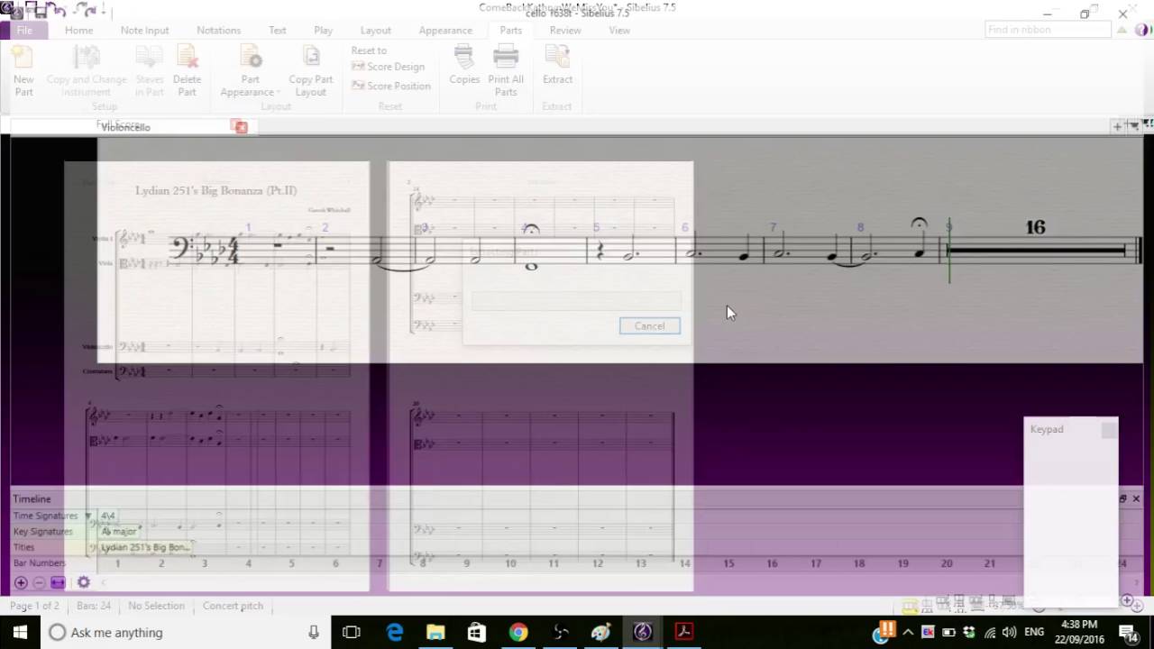 Sibelius Tutorials Extracting Parts! YouTube