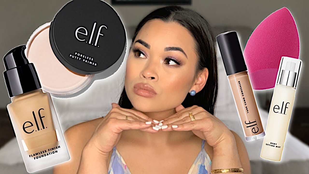 TESTING OUT AFFORDABLE  MAKEUP!! E.L.F. PRODUCTS | First Impressions