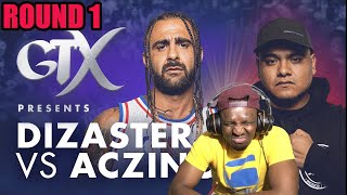 REACCION' DIZASTER vs ACZINO | PRESENTED BY GTX | The Prelude | Red Bull Batalla | ROUND 1