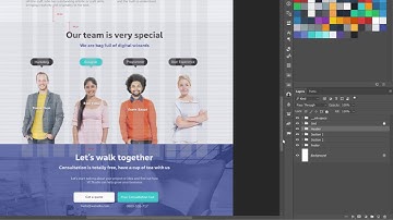 Naming Photoshop layers and groups -Workflow of a Modern Web Designer Course