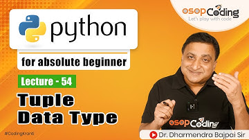 Python tuple data type | + & * operation | Indexing & Slicing | tuple Function/Methods - #Lecture54