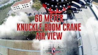 60 Meter Knuckle Boom Crane Air View